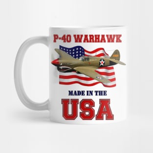 P-40 Warhawk Made in the USA Mug